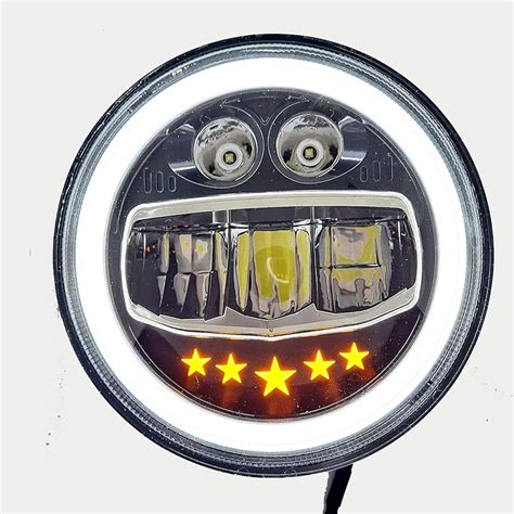 Best Hjg Headlights For Royal Enfield Bullet Headlights Led Off