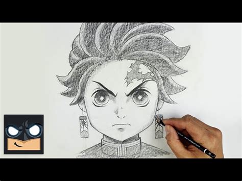 How To Draw Tanjiro | Sketch Sunday (Step by Step) - Videos For Kids