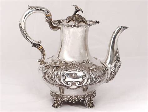 English Teapot London Teapot English Teapot Silver Teapot 1004gr Nineteenth