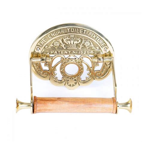 Renovators Supply Manufacturing Bright Brass Wall Mount Toilet Paper