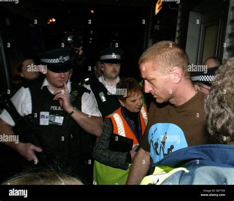 Football Arrested Footballers Airport Pa Photo Mark Lees Matt Elliot Hi