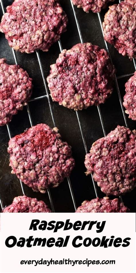 These Delicious Moist Raspberry Cookies Are Made Using Frozen