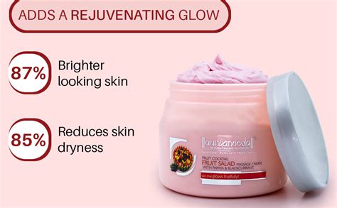 Aryanveda Fruit Salad Massage Cream For All Skin Types Enhances Skin