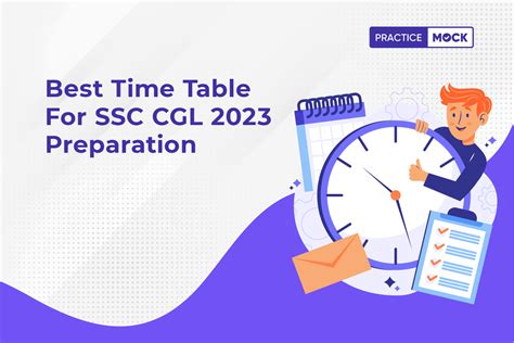 Best Time Table For SSC CGL 2023 Preparation