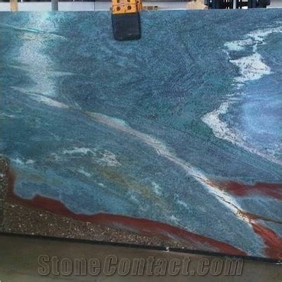 Luise Blue Quartzite Blue Van Gogh Quartize Slab Tile Stonecontact