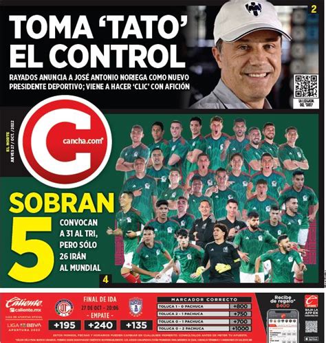 San Cadilla El Norte On Twitter La Portada De Canchaelnorte