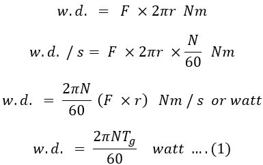 Torque Equation Of A DC Motor