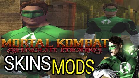 Green Lantern Skins Mods Mod Mortal Kombat Shaolin Monks Ps2 Pcsx2 Atherx2 Youtube