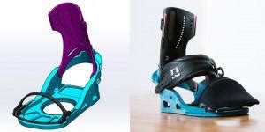 University Student Uses 3D Printing Technology For Snowboard Binding