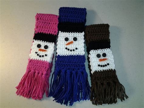 Ravelry IndianaLori S Snowman Scarf Snowman Scarf Pattern Snowman