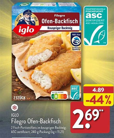 Iglo Filegro Ofen Backfisch Angebot Bei ALDI Nord 1Prospekte De