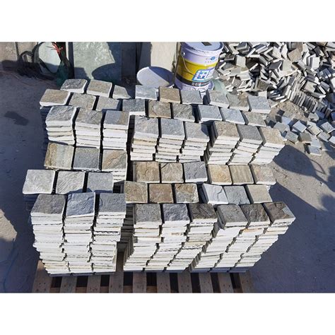 China Multicolor Quartzite Cobbles On Mesh Manufacturers Suppliers