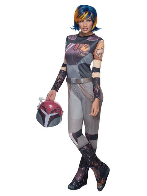 Star Wars Rebels Deluxe Sabine Adult Costume - SpicyLegs.com