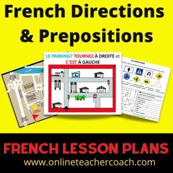 French Directions And Preposition In 2022 French Teaching Resources