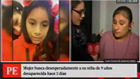 Madre Denuncia Que Su Hija De 9 Años Desapareció Hace 3 Días América Noticias