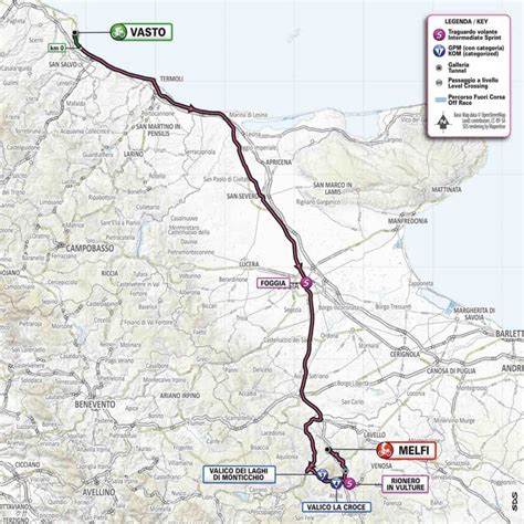 Giro 2023 étape 3 Parcours et profil