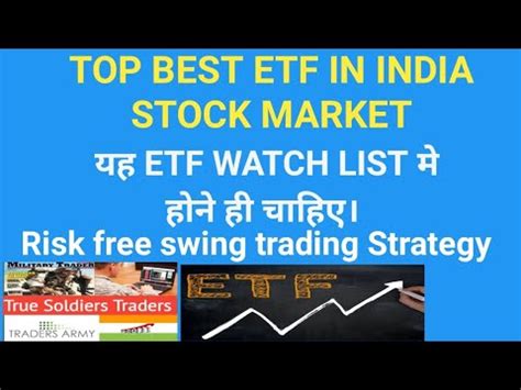 Top Best Etf In India Indian Stock Market Etf Swing Trading Strategy