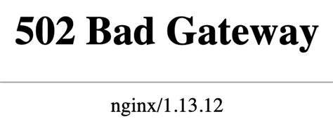 How To Fix Nginx Bad Gateway Error