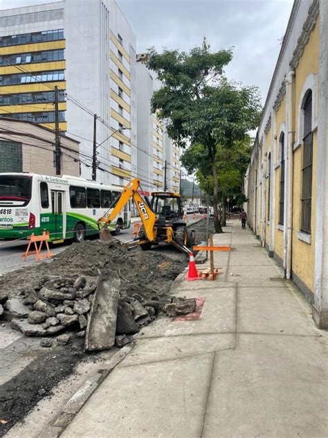 Avenida Rangel Pestana Em Santos Come A A Ganhar Mais Uma Rede De