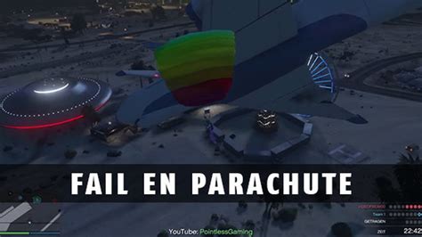 GTA 5 il réalise le saut en parachute le plus dangereux de Los Santos