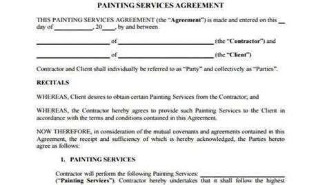 Free Sample Service Contract Agreement Forms In Pdf Ms Word