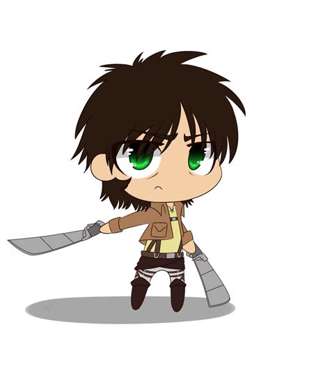 Chibi Eren Jaeger By Rigiroony On Deviantart