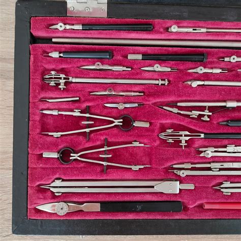 Professional Drawing Set Drafting Tools Drafting Set Etsy