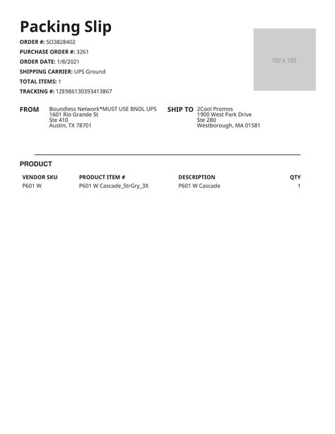 Free Printable Packing Slip Templates Excel Word Pdf