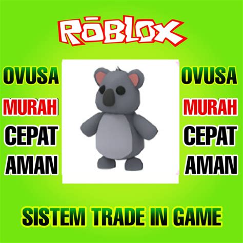 Beli Item Item Koala Adoptme Adopt Me Pet Roblox Terlengkap Dan