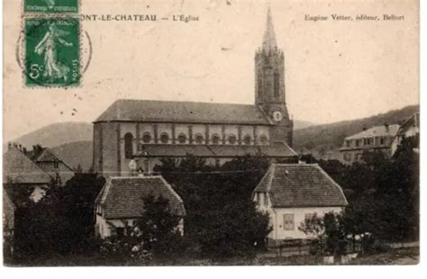 CPA 1908 90 Territoire De Belfort Rougemont Le Chateau L Eglise