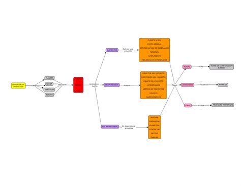 Mapa Conceptual Ciclo De Vida De Un Proyecto Ppt