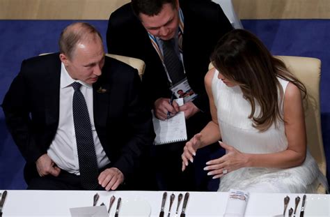 Report: Melania Trump and Putin discussed gender equality at G-20 banquet