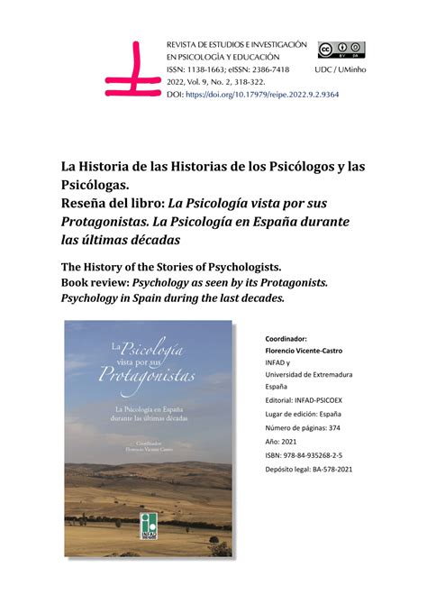 PDF La Historia de las Historias de los psicólogos y las psicólogas