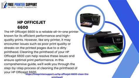 Ppt How To Clean The Printhead Of The Hp Officejet 6600 Powerpoint Presentation Id 13166001