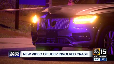 Police Release Video Of Deadly Uber Crash In Arizona Youtube