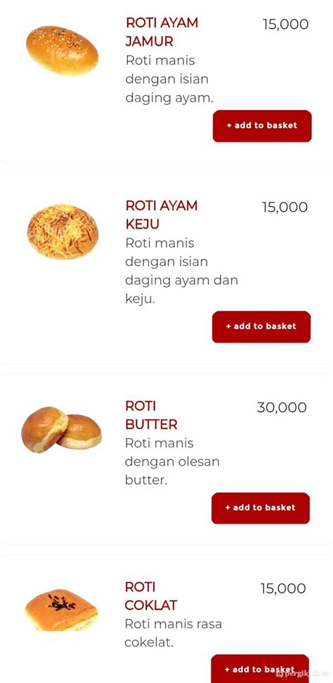 Selalu Diperbarui Menu Bon Ami Bakery Wiyung Surabaya