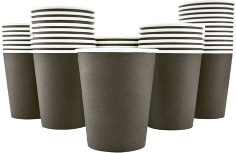 Amazon Pack 8 Oz 12 16 Disposable Hot Paper Coffee Cups