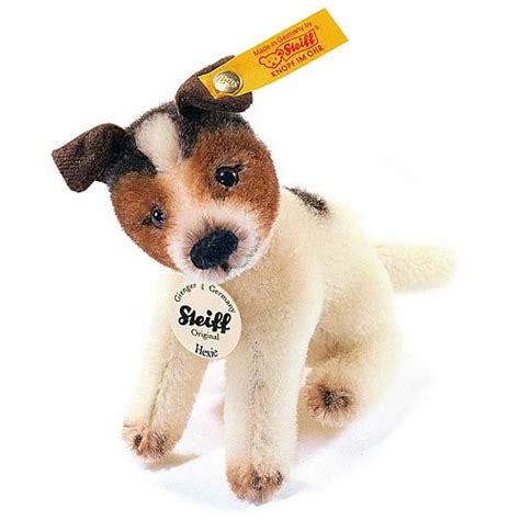 Hexie Jack Russell Terrier Whitebrown Plush Puppy Steiff Animals