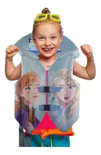 Boia Infantil Colete Inflável Piscina Praia Frozen Disney