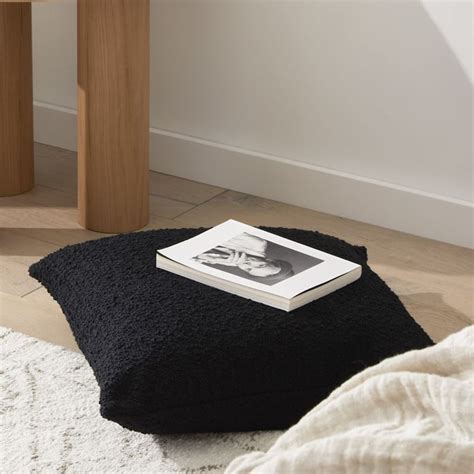 Otis Black Boucle Cushion Adairs