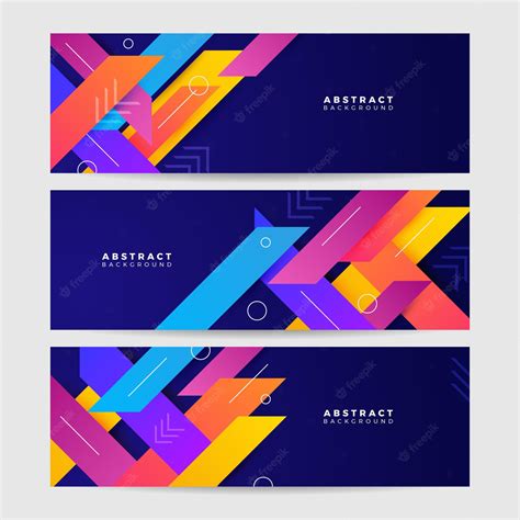 Premium Vector Abstract Colorful Polygon Banner Design Template