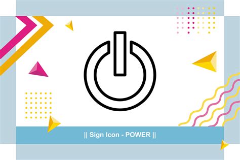 Sign - POWER Graphic by Adbanggemilang · Creative Fabrica