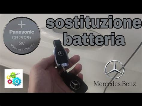 CHIAVE 2 TASTI MERCEDES Sostituzione Batteria YouTube