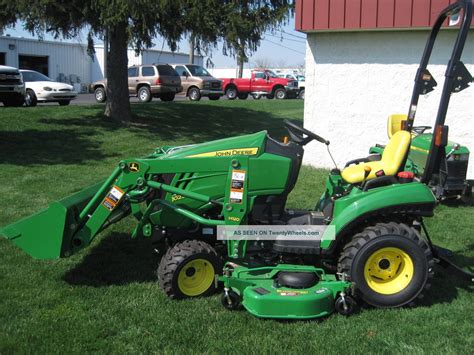 New John Deere 1023e 1 Series Sub Compact Tractor With Front Loader & Mid Mower