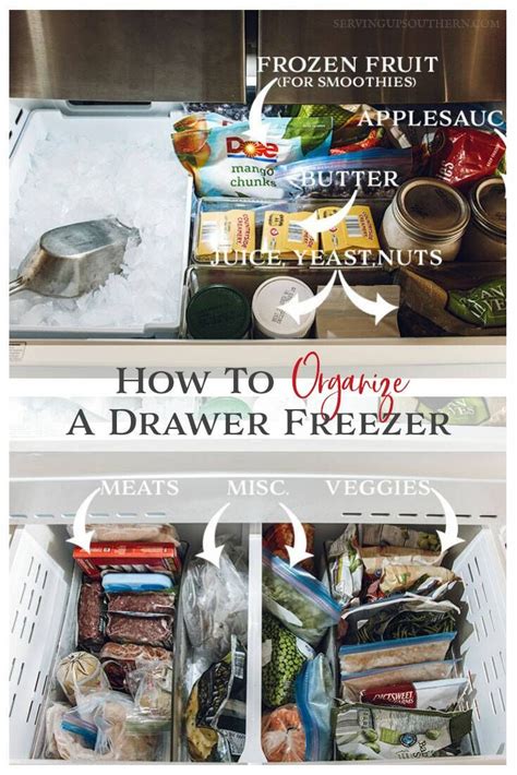 How to organize freezer drawers – Artofit