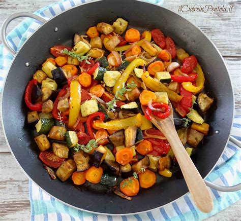 Verdure Al Forno Ricetta Verdure Miste Estive Al Forno Il Cuore In