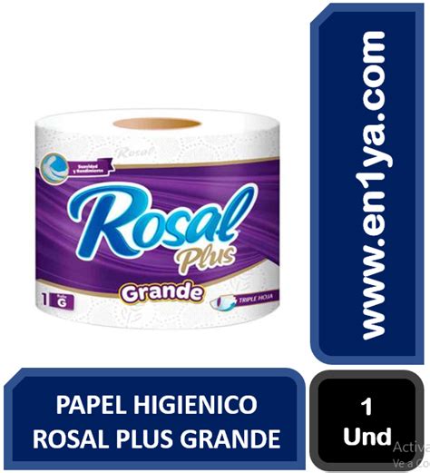 Papel Higienico Rosal Plus Grande X Unidad