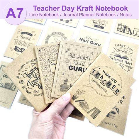 Ready Mini A Pocket Teacher S Day Pages Notebook Buku Nota Terima