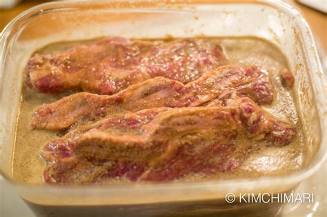 Kalbi - Easy Korean Short Ribs Blender Marinade for BBQ! | Kimchimari