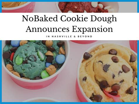 NoBaked Cookie Dough To Expand Throughout Nashville Region The